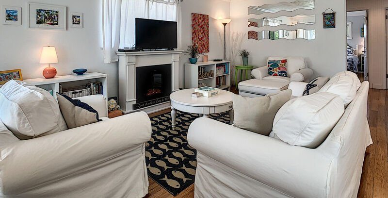 living room in our New Smyrna Beach vacation condos