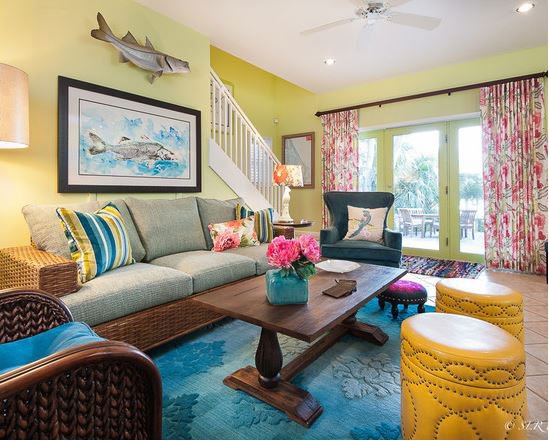 living room with couch