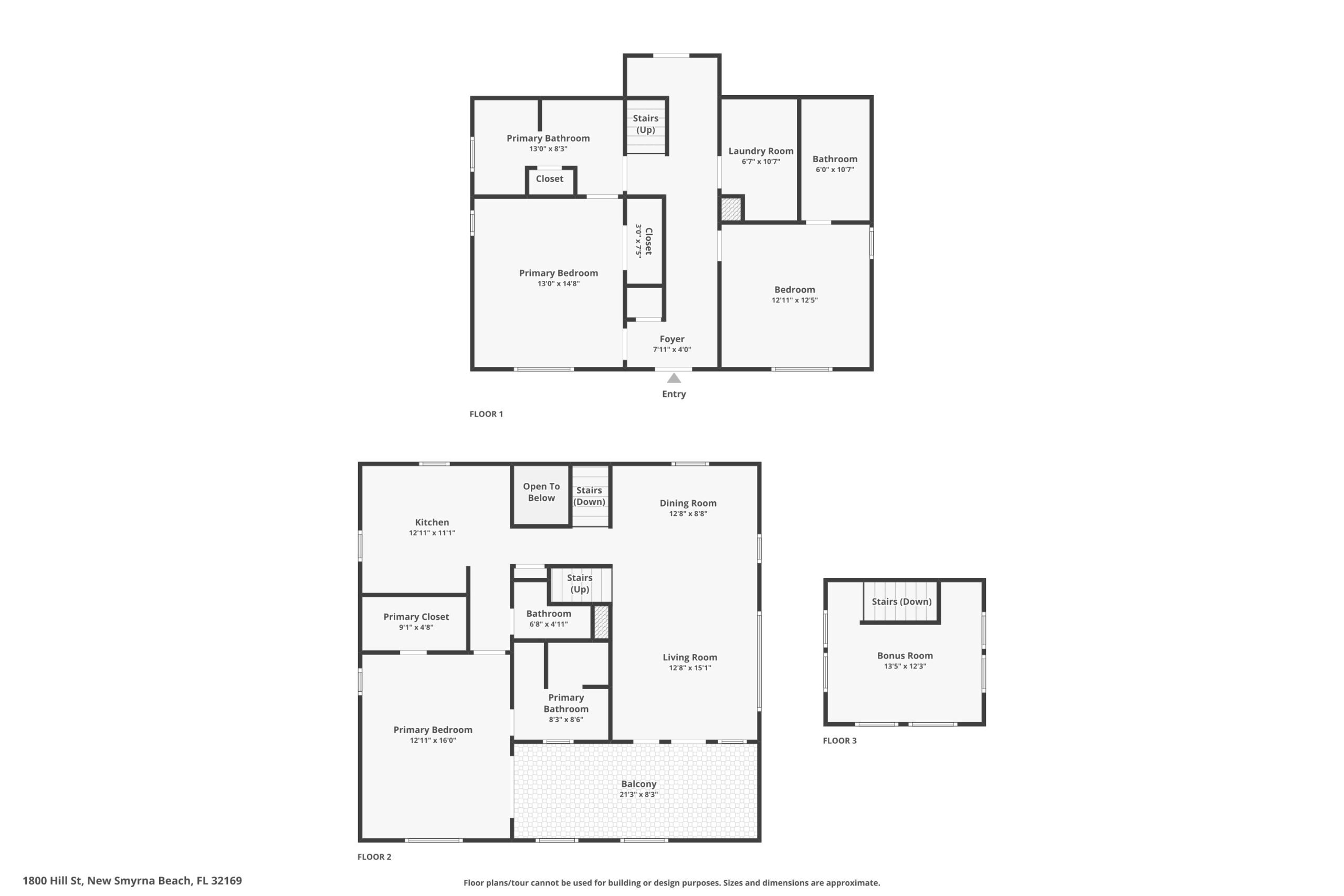 Combined floor plan layout
