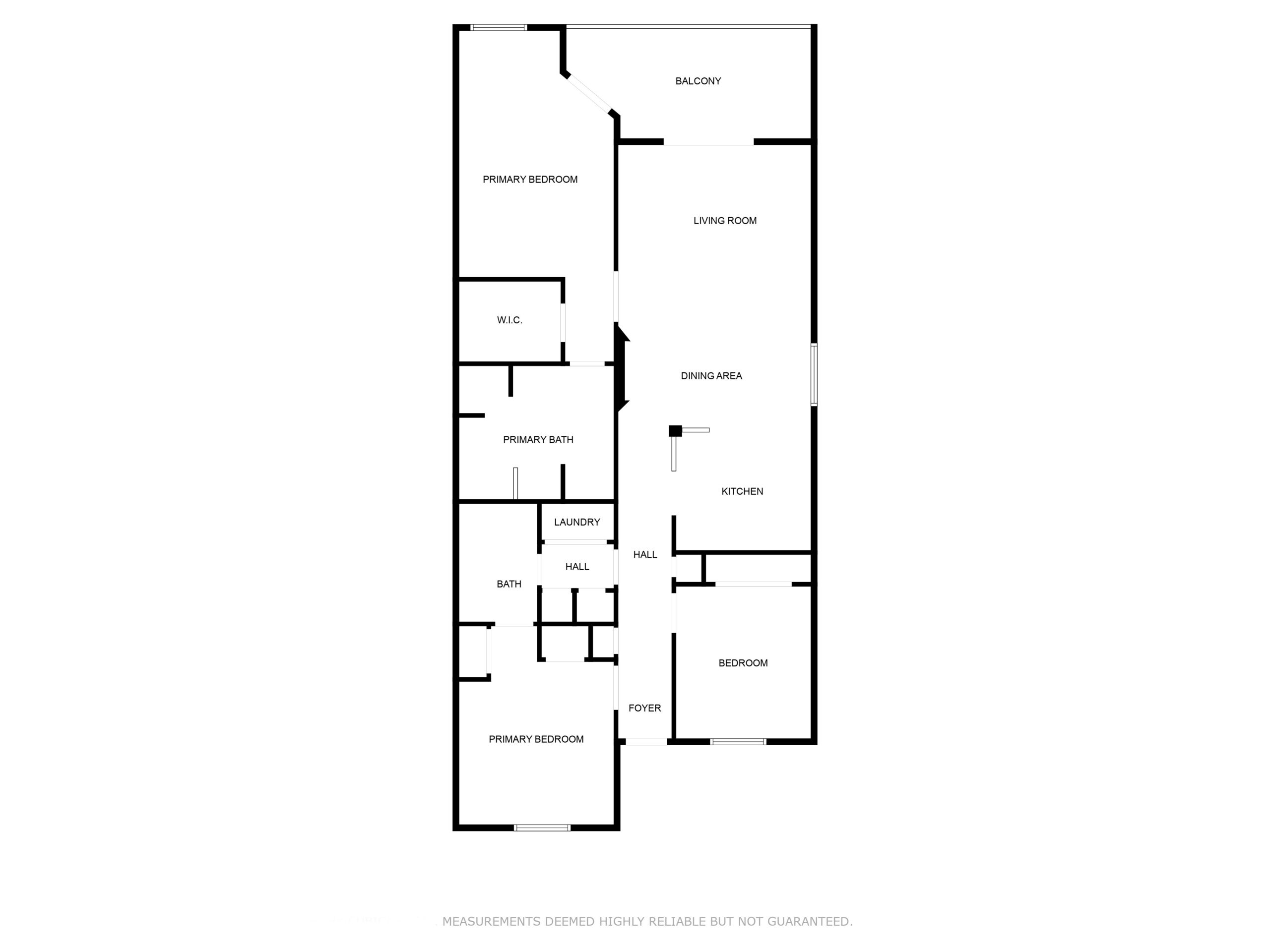 All floors layout – 5300 South Atlantic Avenue Unit 205