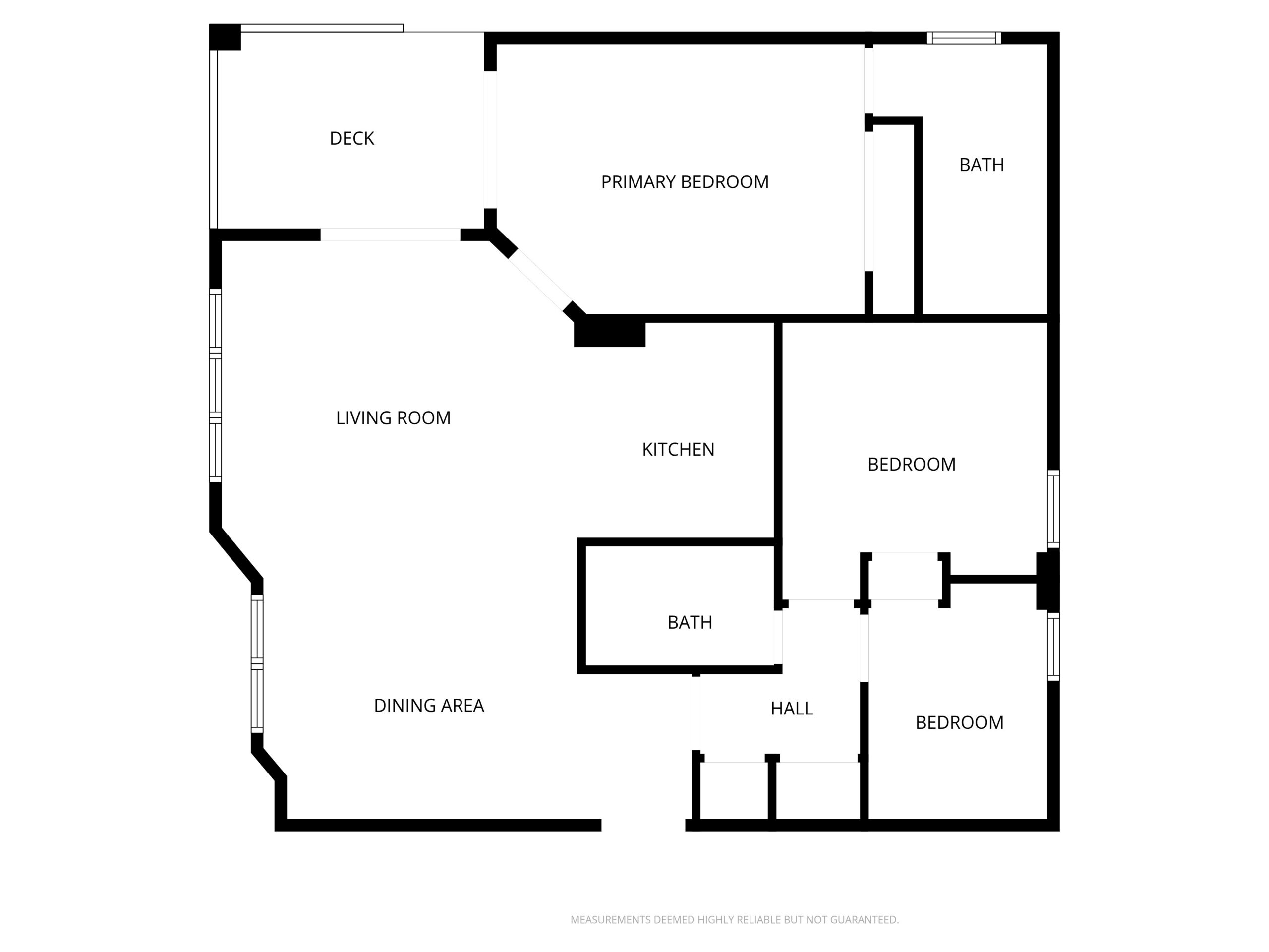 All floors layout – 2801 Hill Street Unit B1, New Smyrna Beach