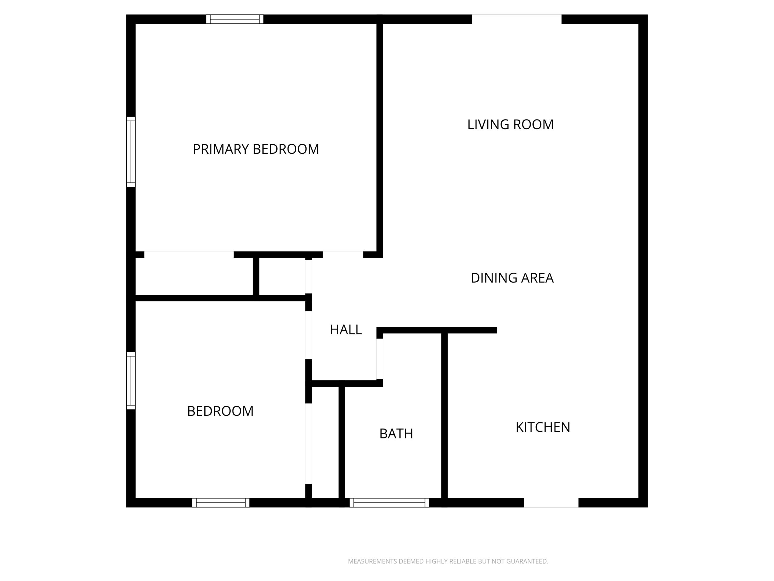 All floors layout – 428 Columbus Avenue Downstairs, New Smyrna Beach
